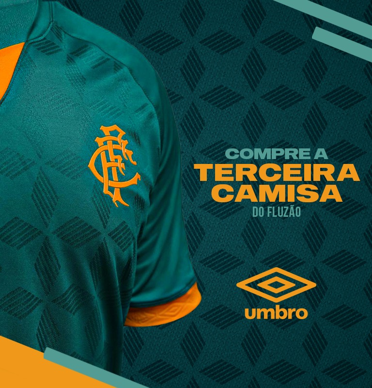 camisa fluminense verde e laranja
